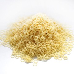5000 Pcs Dental Orthodontic Latex Elastics Rubber Bands Ring Brace 4.5Oz 5 Sizes