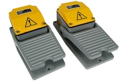 2 pcs TEMCo HD Cast Aluminum Foot Switch 15A SPDT Electric Pedal Momentary LOT