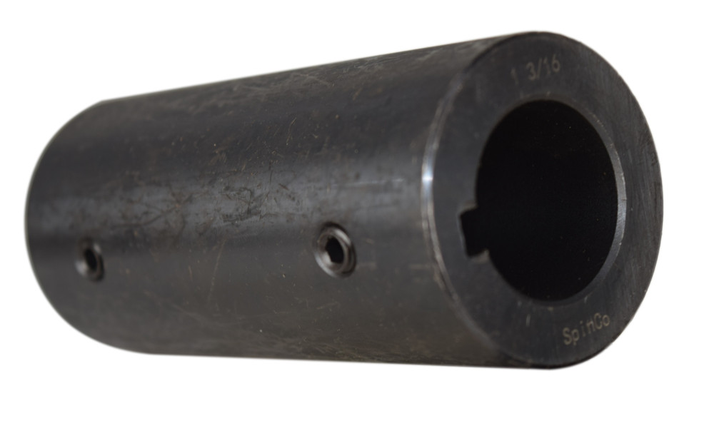 1-3/16″ Solid Shaft Coupler w/ Keyway and Set Screws