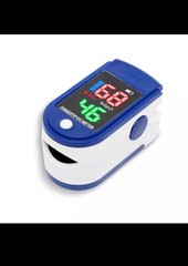 2 PCS USA LED Finger tip Pulse Oximeter Blood Oxygen SpO2 Monitor w/ Batt&Lanyar