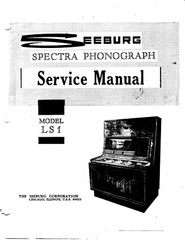 Seeburg Jukebox Manual Reprint CD Thumb Drive, Check Description