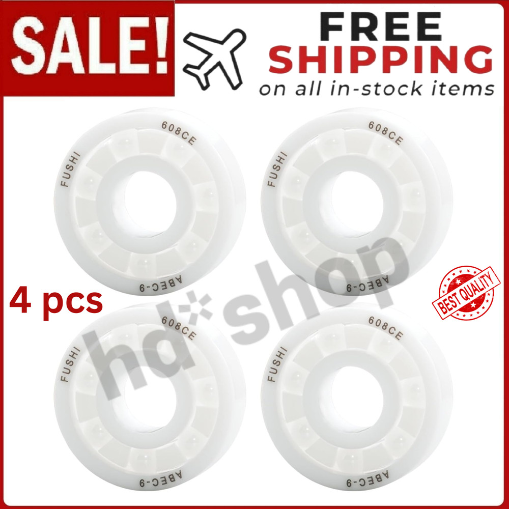4PCS 608 ZrO2 Zirconia Full Ceramic Bearing Full ZrO2 Ceramic Ball Bearing Zirco