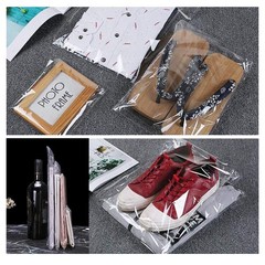 18X24 Clear Cellophane Bags 100Pcs Large Self Sealing Cello Bags Self Adhesive P