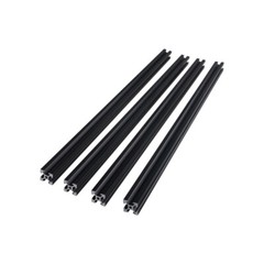 4PCS Black 2020 V-Slot Aluminum Extrusion For CNC 3D Printer 300-1000mm