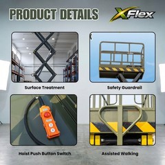 TYPHON xFlex-2037W Walk-Behind Scissor Lift 1102 lbs load capacity Electric 110V