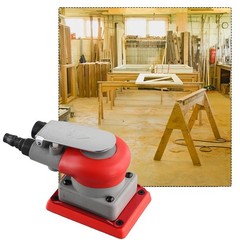 Square Orbital Finishing Sander with Fast Grinding and Easy