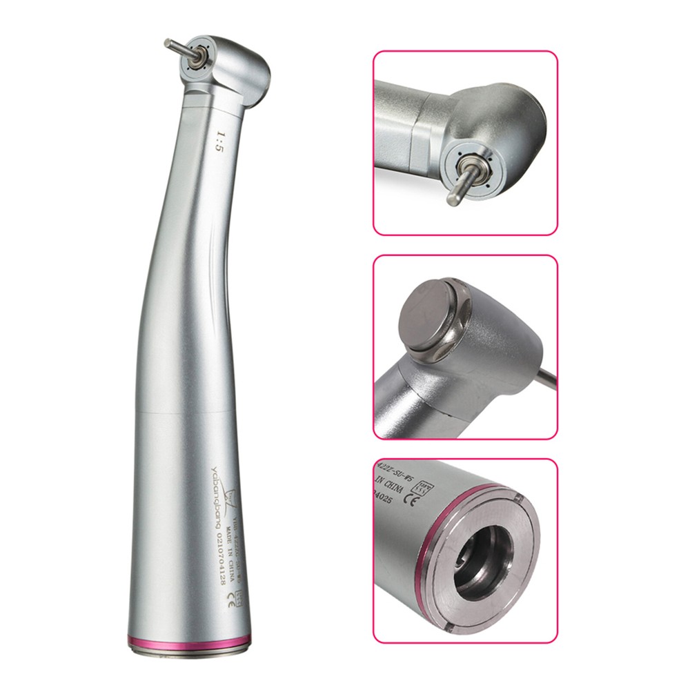 X95L Dental 1:5 Increasing LED Fiber Optic Contra Angle Handpiece For NSK Ti-Max