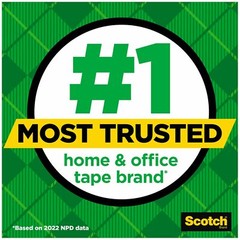 Scotch Desktop Tape Dispenser, Black, 2.7 in. x 2.7 in. x 6.4 in., 1 Tape Dispen