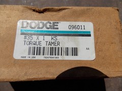 DODGE #35 X 1 KS TORQUE TAMER 096011 Friction Overload Clutch