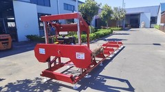 32″ Portable Sawmill 15HP 420cc RATO Gas Engines with E-Start Band Saw in US