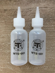 Needle Pump Dispenser Plastic Bottle 50ml For Alcohol Flux Acetone USA Ship x 2