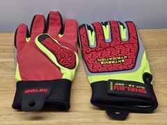 New Shelby 2520 Extreme Xtrication Rescue Gloves 360 ANSI/ISEA A8 Cut Protection