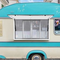 Aluminum Alloy Food Truck Service Window Concession Stand Serving Window 48*30in