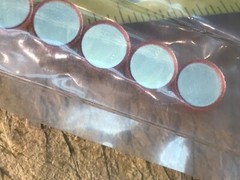 5 Spectro-Film optical filters passband / bandpass new .500 diameter