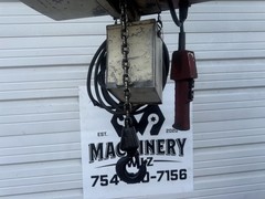 COFFING 1 Ton Electric Chain Hoist 15′ Lift 8 FPM 3PH