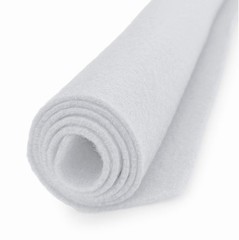 White Premium Acrylic Felt XL Craft Sheet 1 PCS 12×18 Inch Sewing Fabric DIY