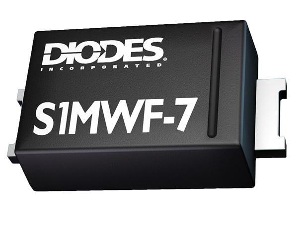 19Pcs S1MWF-7 SOD123F Rectifiers 1.0A Glass Pass Rec 1000Vrrm 700Vrms