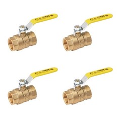 ProLine Series 3/4 in. Brass FPT Full Port Ball Valve (4-Pack)