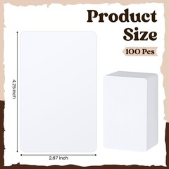 100 Pieces Trading Card Dividers, Tall Trading Card Dividers Plastic Separato…