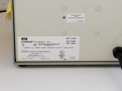 ASP Sterrad Laboratory Incubator 21005 58 °C 120 VAC
