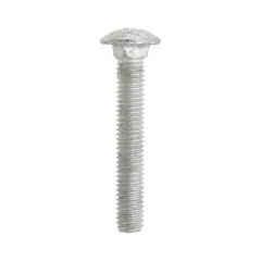 3/8 x 2 1/2″ Long Carriage Bolts with Nuts, Galvanized Steel (Pack of 25)