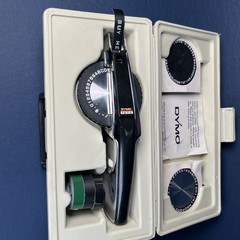 VTG Dymo 1570 Chrome Embossing Label Maker Tapewriter 1500 Series USA 1570