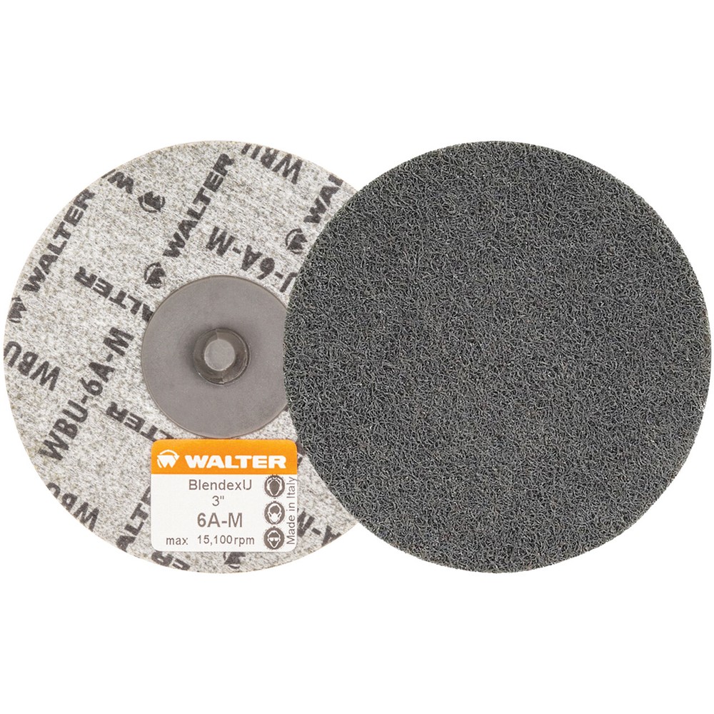Walter 04U323 3″ Twist Quick Change Blendex U Multipurpose Discs Grade 6AM 10 pk