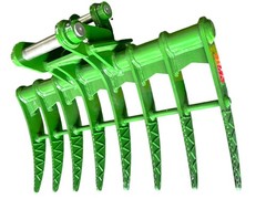 JMA 48in. Brush Rake for 6.5 – 9 Tons Backhoe Loader. 55mm | 50mm Pins