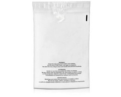 2000 Pack 8X10 Poly Bags Suffocation Warning Clear Merchandise 1.5 mil Self Seal