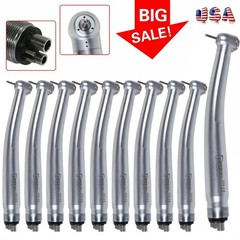1-10pcs Dental High Speed Handpiece Push Clean Head 4Holes Fast Turbine UPS