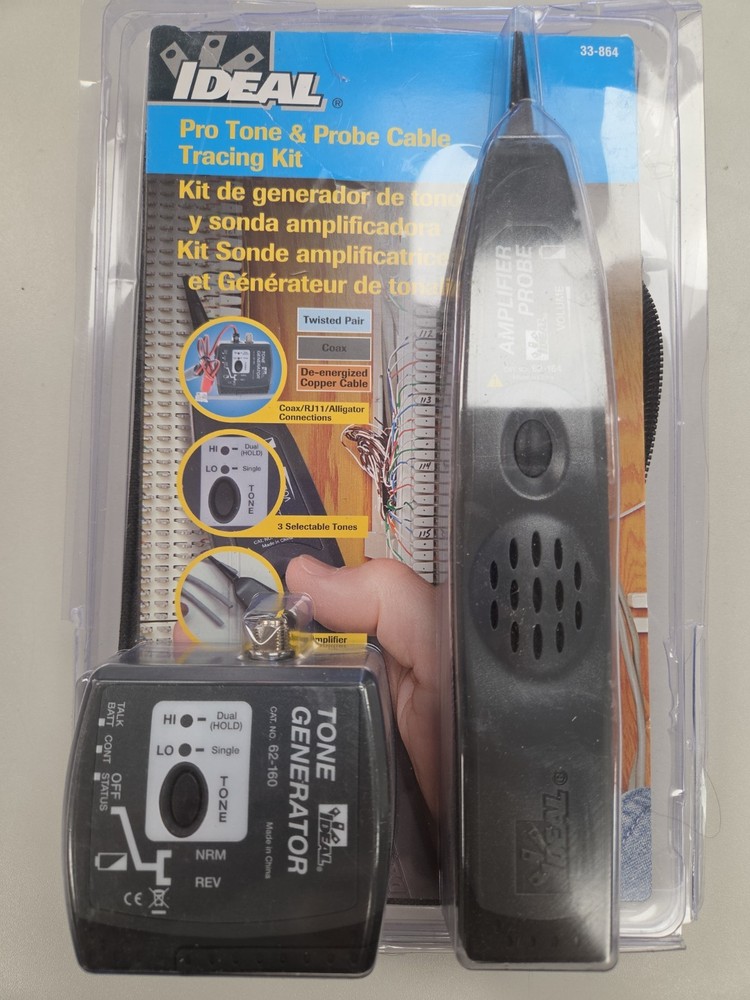 IDEAL Tone Generator and Amplifier Probe Kit Open Box