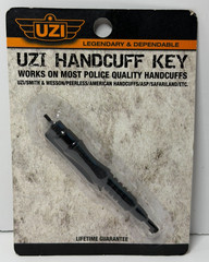 UZI Handcuff Key Black Stainless 3.62″ – With Added FREE BONUS Key UZI-KEY-211