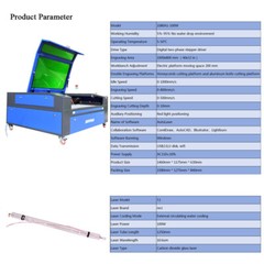 100W Co2 Laser Engraver Cutter 40×32 Autofocus+Rotary Axis+CW5200 Water Chiller