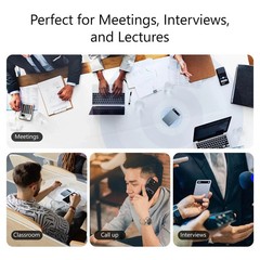64GB ChatGPT AI Recorder, Dual Mode Calls & Meeting, 140 Languages Voice to Text