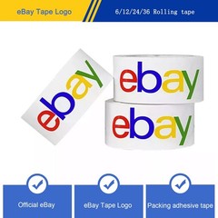 6-72pcs rolls 2″x75 yds shipping packaging colour logo tape express Officialebay