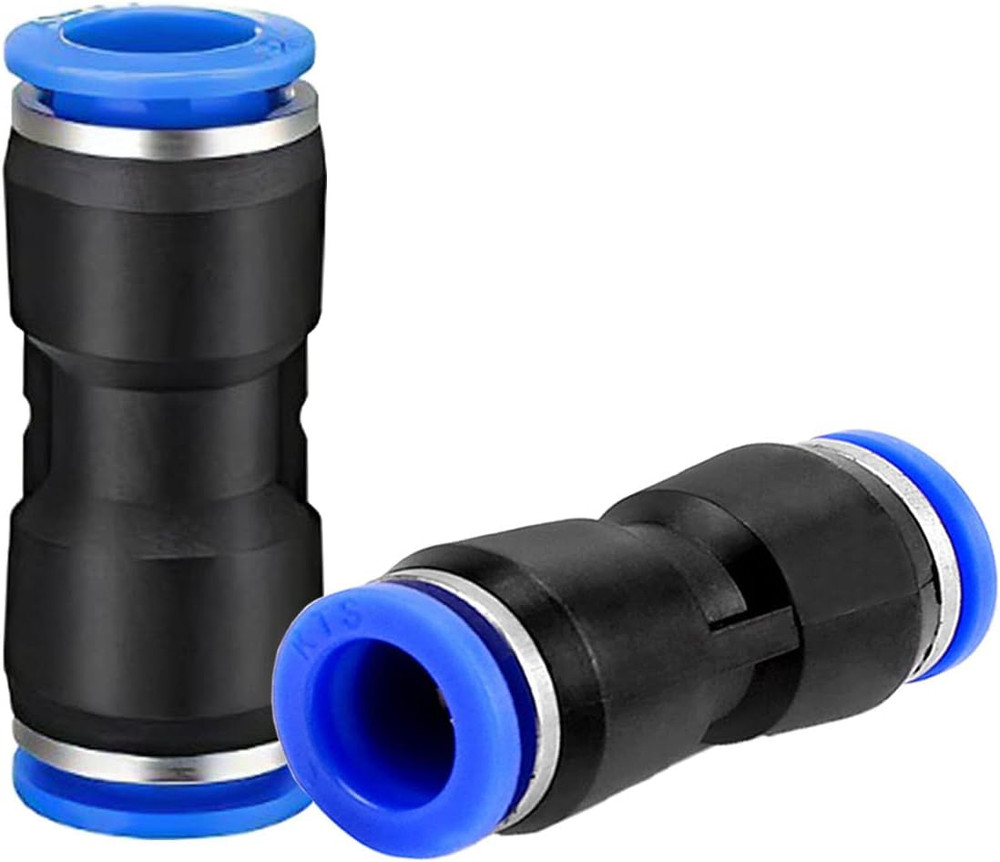 10-Pack 4mm OD Straight Push-to-Connect Pneumatic Air Line Fittings US