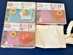 *3 Boxes of Journal Accessories Kits (*2 Pink Cowgirl/1 Blue Good Vibes) 1 Bag