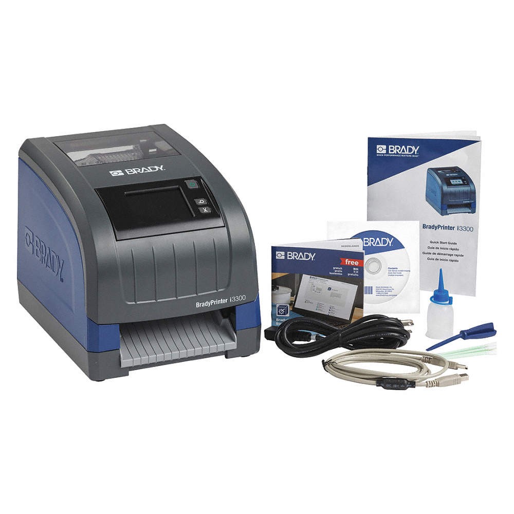 BRADY 149552 Desktop Label Printer,5 yr. Warranty 54YN75