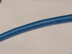 Vertical Cable 168-301/S/P/BL High Grade F/UTP Shielded CAT6 Plenum Blue /100ft