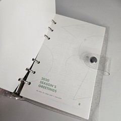 BTS 2020 Seasons Greetings Official Planner Notebook KPOP