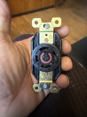 Hubbell Wiring Device-Kellems Hbl2760 Locking Receptacle, L19-30R, 30 A,