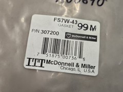 ITT / McDonnell & Miller 307200 FS7W-43 Flow Switch Gasket
