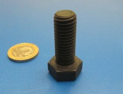 Tap Bolt FT Thread Class 10.9 M12 x 1.75 x 40 mm Length, 20 Pcs