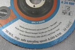 *LOT OF 5* CGW 7″X 1/4″X 7/8 STONE/CONCRETE GRINDING WHEELS A24RBF P/N 35640