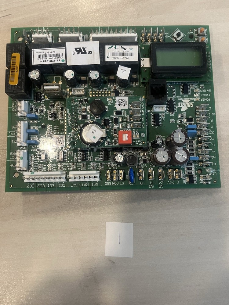 York Johnson Controls SE-SPU1012-4 Control Board 25-2899-94 Used – Like New