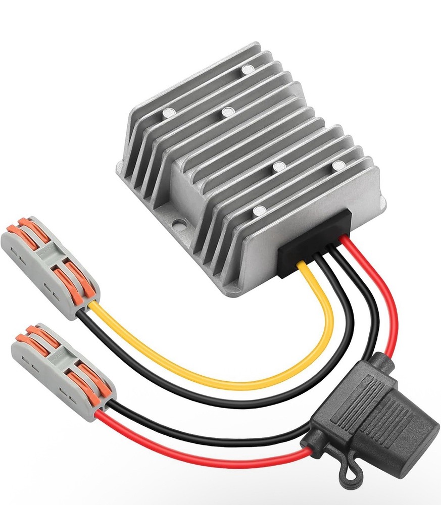 DC 18V 20V 24V 36V 48V Step Down to DC 12V Converter Voltage Regulator with Fuse