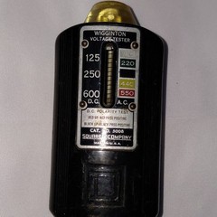 Wiggington 5008 Analog Voltage Tester AC/DC 60Hz 110-600V Polarity Test