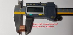 12mm Copper Laser Diode Mount Blank Modules – 3.8mm – 5.6mm – 9mm – DTR-CLMV5-12