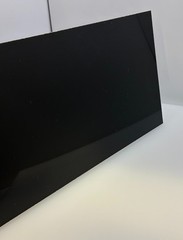 (4 Pack) Black Cast Opaque Acrylic / Plexiglass Sheet 0.118″ x 12″ x 12″