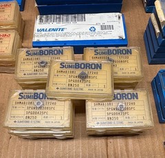 VALENITE Carbide Inserts – VARIETY – 875+ inserts – 122 packs – 27 lbs. – NEW